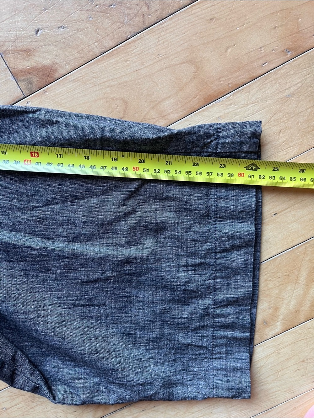 Reitmans Relaxed Charcoal Cotton‑Blend Cropped Wide-Leg Drawstring Pants Size 16 - Picture 8 of 8